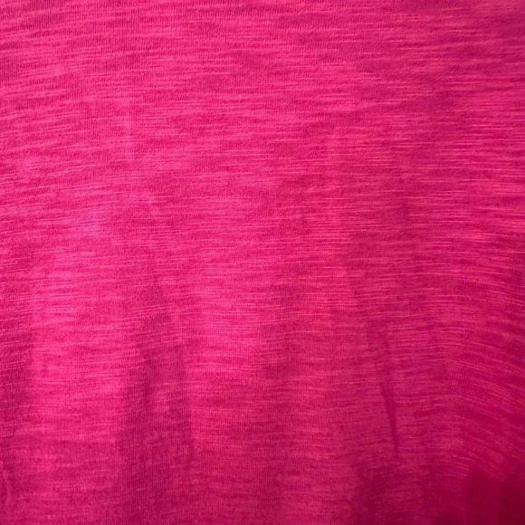 Chico's The Ultimate Tee Cotton Slub Cardigan Berry Pink Long Sleeve Size S GUC - Picture 6 of 7